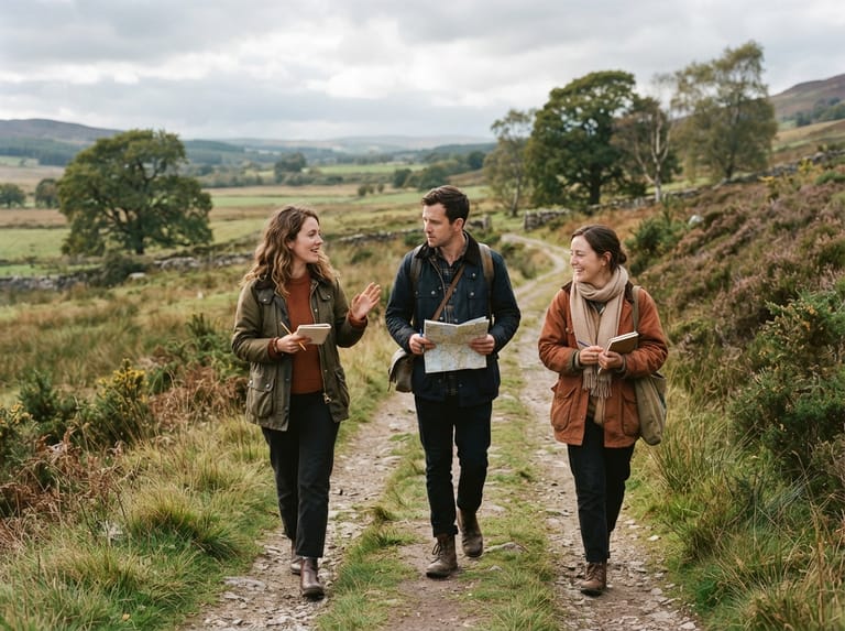 Field conversation between Chris and local stakeholders